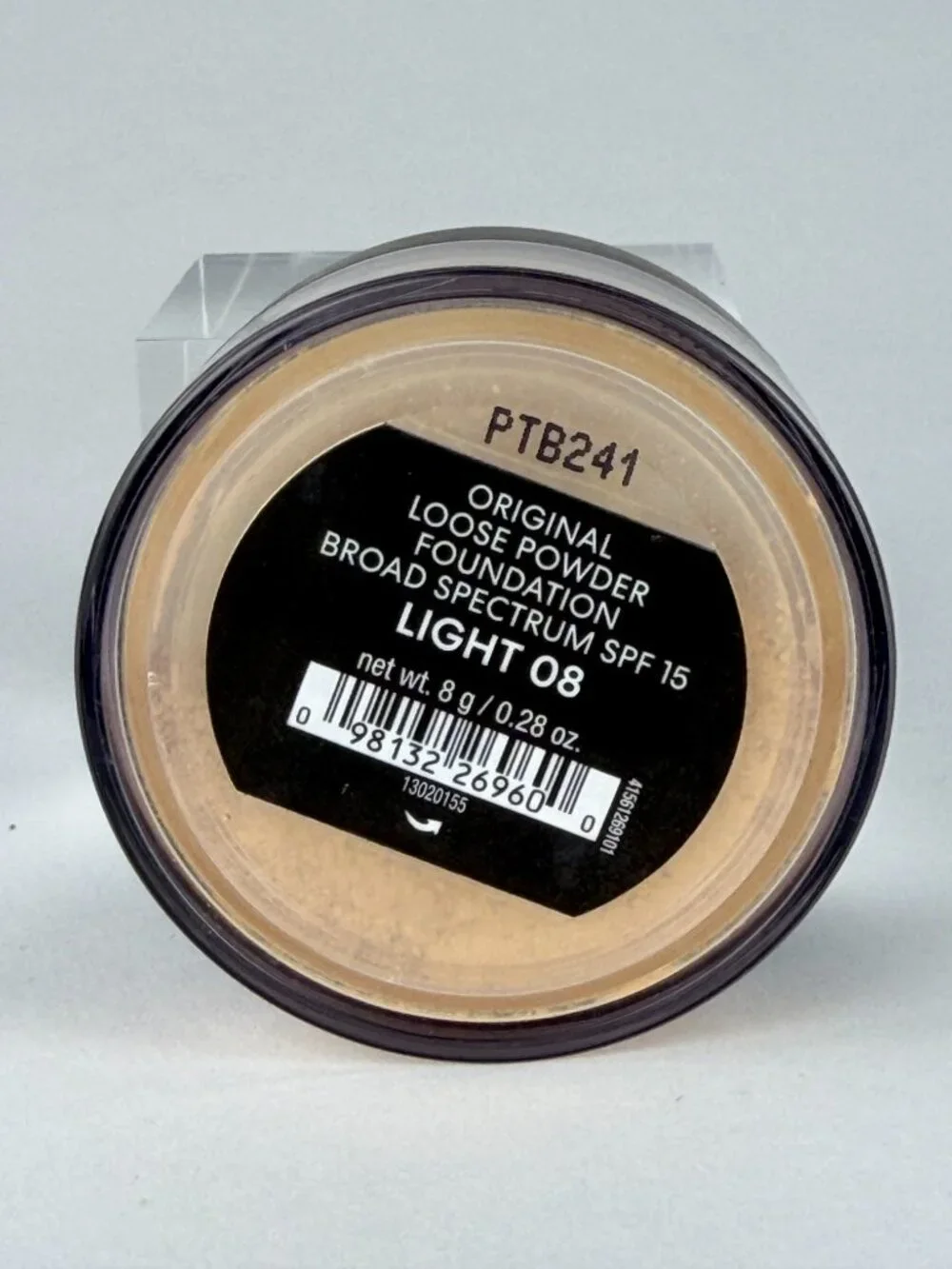 bareMinerals ORIGINAL Loose Powder Foundation SPF 15 Light 08 8g sealed